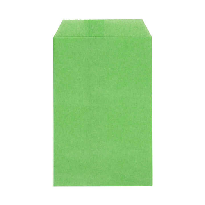 Wholesale (10 Pack) - Quotidian Flat Greaseproof Paper Bags - Mint Green Envelopes for Goodies, Cookies, Candy, Wedding, and Birthday Parties. 1 Pack - 100 pcs for Stylish Celebrations