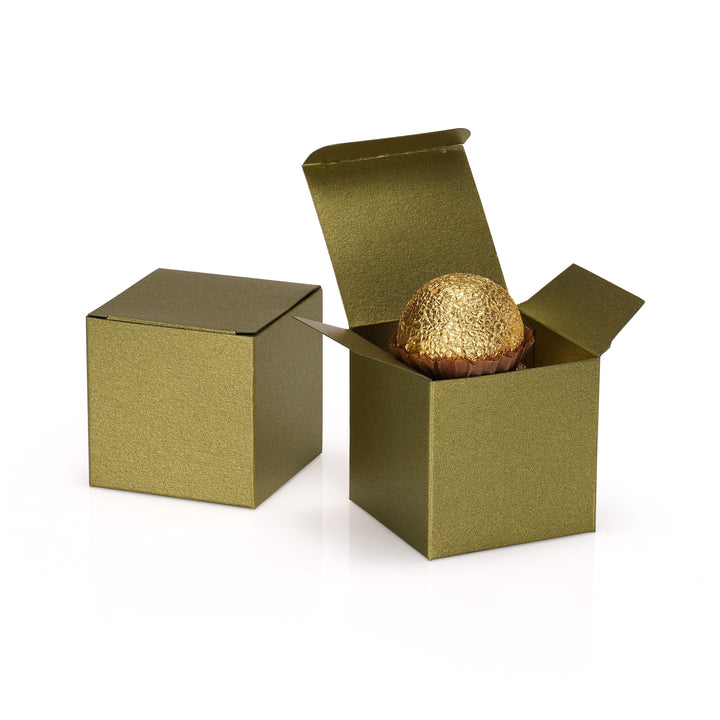 Glitter Paper Gift Boxes: For Candies, Chocolate, Crafts, and Jewelries. 2x2x2-inch