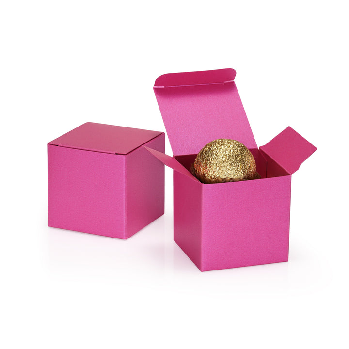 Glitter Paper Gift Boxes: For Candies, Chocolate, Crafts, and Jewelries. 2x2x2-inch