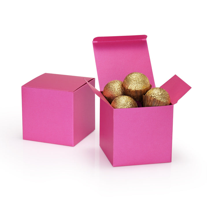 Glitter Paper Gift Boxes: For Candies, Chocolate, Crafts, and Jewelries. 3x3x3-inch