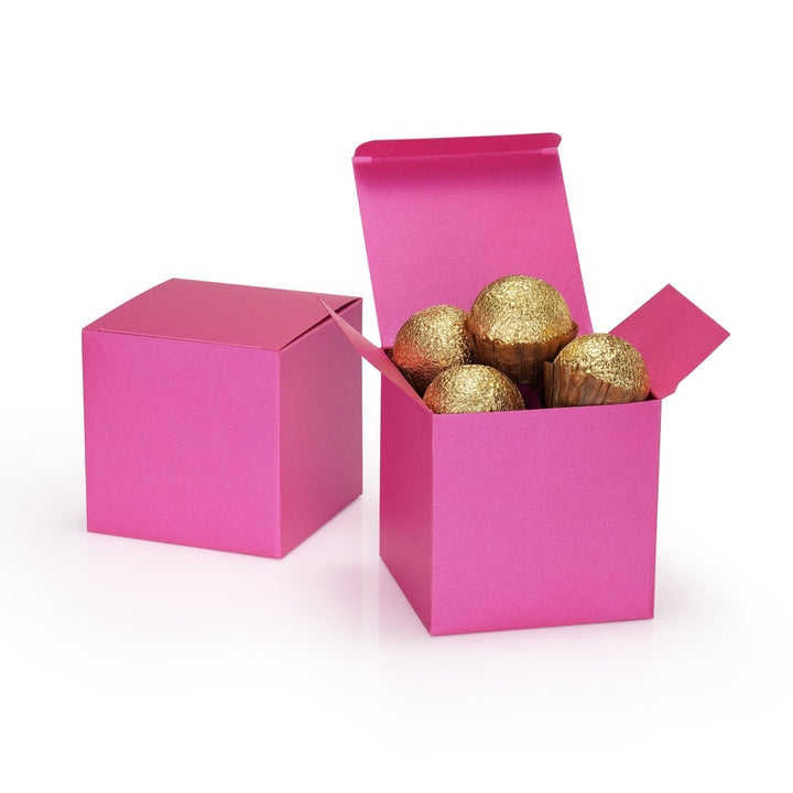 Wholesale (10 Pack) - Pearlescent Glitter Paper Gift Boxes: Exquisite and Luxurious, Ideal for Candies, Chocolate, Crafts, and Jewelries. Perfect Decorative Appeal for Weddings, Birthday Parties, Baby Showers, Bridal Showers, and Festivals