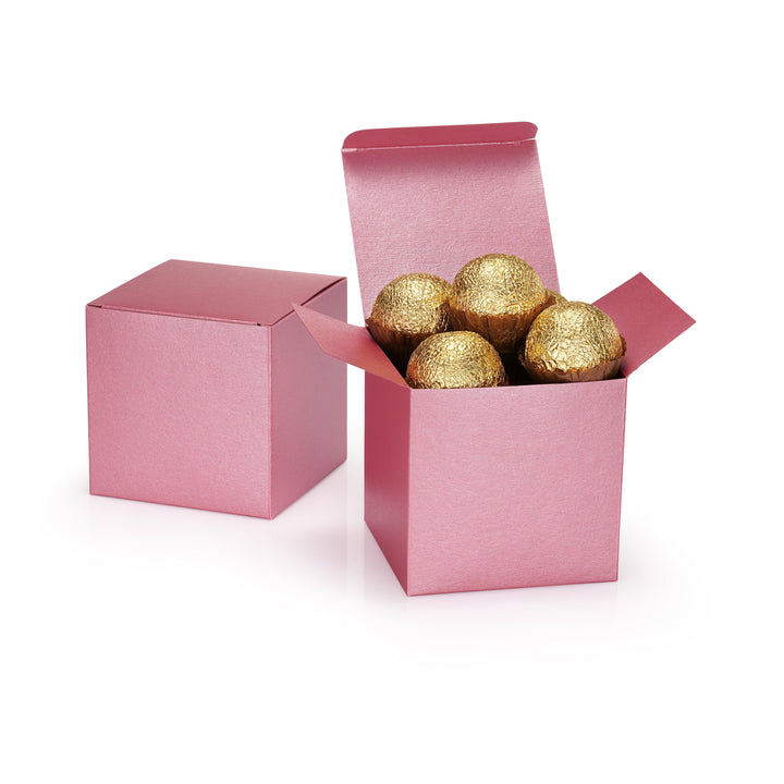 Glitter Paper Gift Boxes: For Candies, Chocolate, Crafts, and Jewelries. 3x3x3-inch