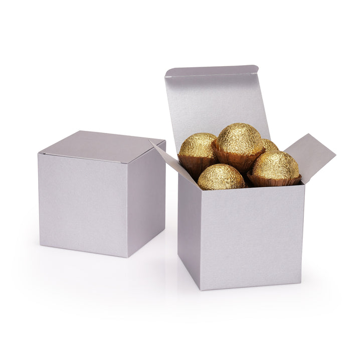 Glitter Paper Gift Boxes: For Candies, Chocolate, Crafts, and Jewelries. 3x3x3-inch