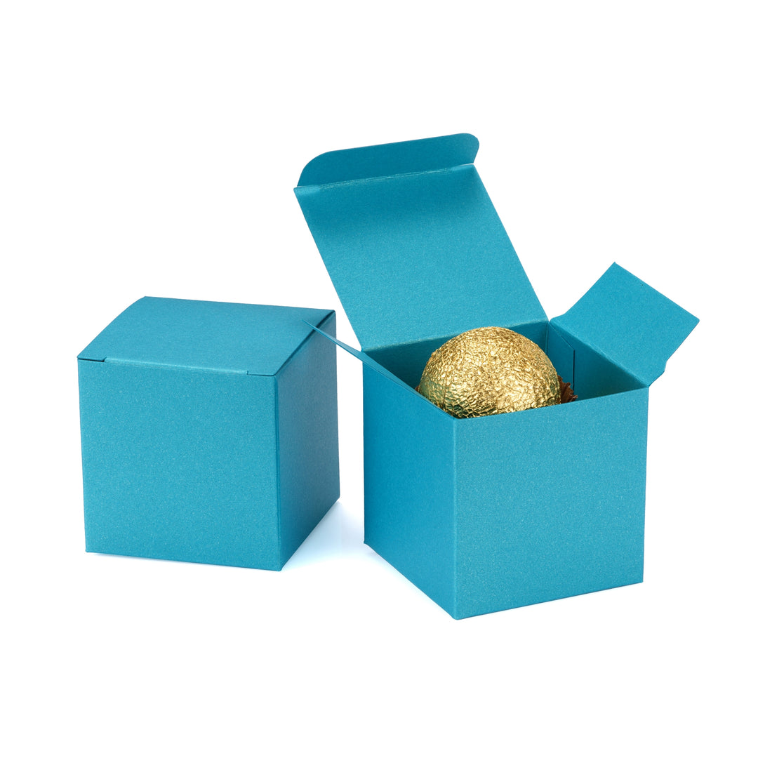 Glitter Paper Gift Boxes: For Candies, Chocolate, Crafts, and Jewelries. 2x2x2-inch