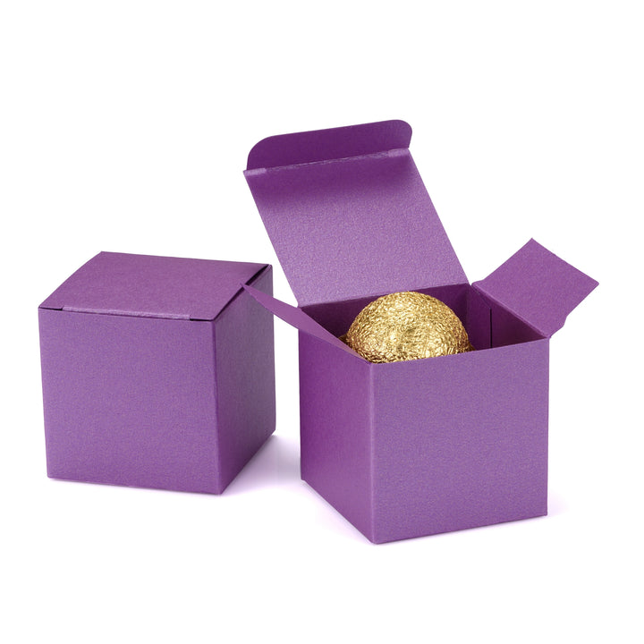 Glitter Paper Gift Boxes: For Candies, Chocolate, Crafts, and Jewelries. 2x2x2-inch