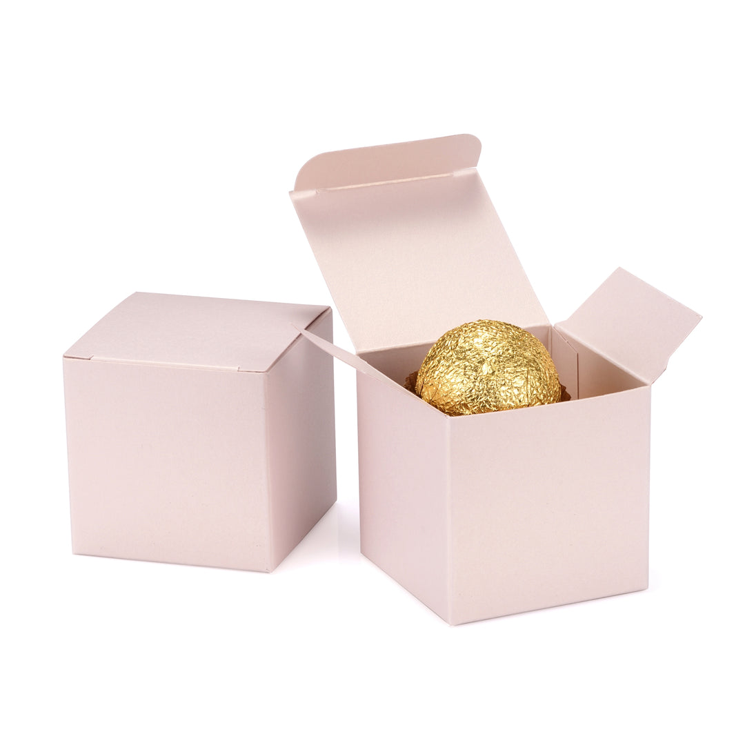 Glitter Paper Gift Boxes: For Candies, Chocolate, Crafts, and Jewelries. 2x2x2-inch