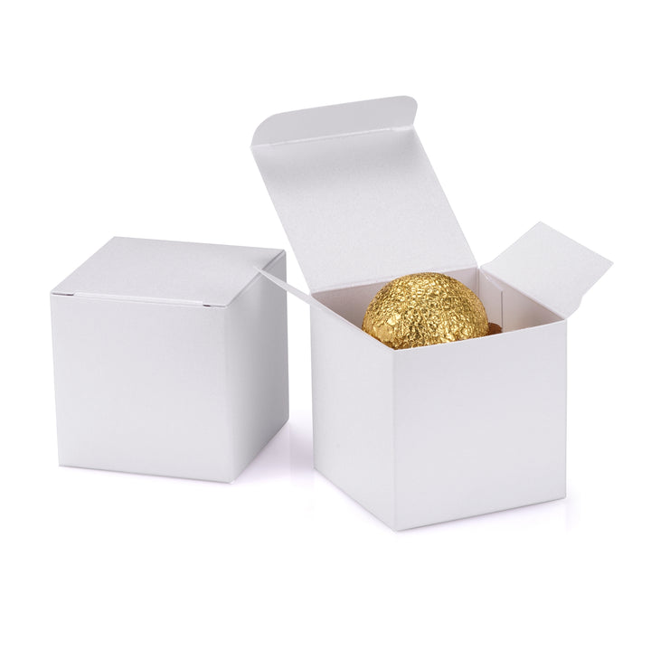 Glitter Paper Gift Boxes: For Candies, Chocolate, Crafts, and Jewelries. 2x2x2-inch