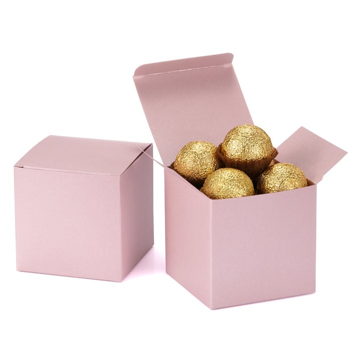 Glitter Paper Gift Boxes: For Candies, Chocolate, Crafts, and Jewelries. 3x3x3-inch