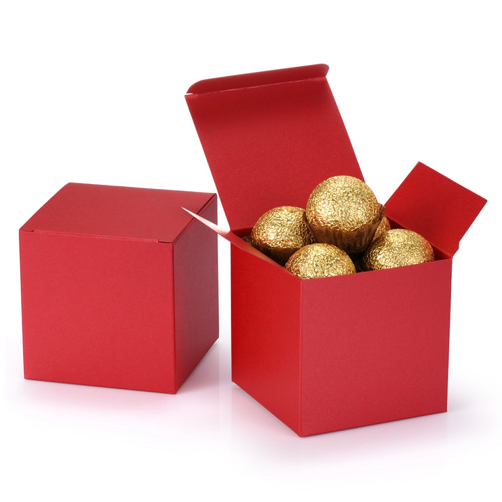 Glitter Paper Gift Boxes: For Candies, Chocolate, Crafts, and Jewelries. 3x3x3-inch