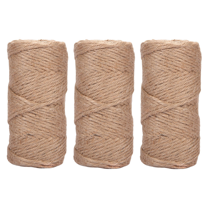 Wholesale (10 Pack) - Versatile Jute Twine String Rolls - Ideal for Artworks, Crafts, Gift Wrapping, Picture Display, and Gardening. Thickness: 4mm